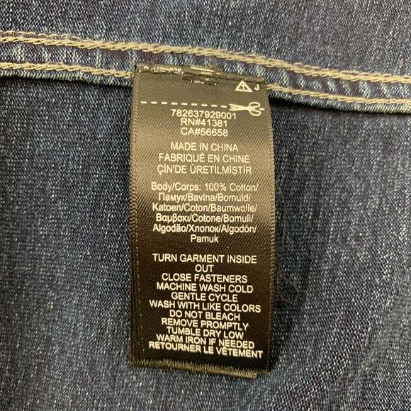 RRL by RALPH LAUREN Size XL Dark Blue Cotton Jacket - Picture 4 of 5